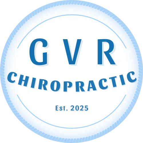 Dr. Grant Rivera chiropractor in charlotte. GVR Chiropractic logo